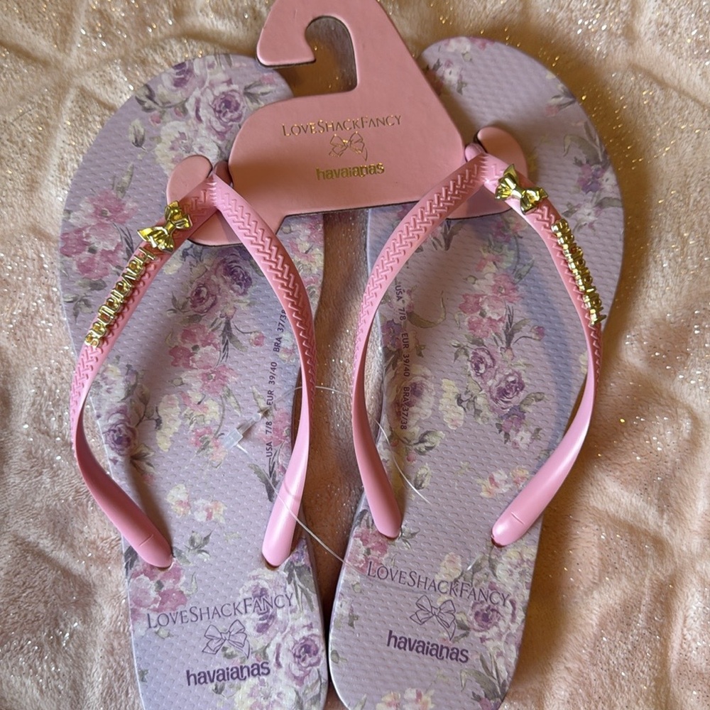 LoveShackFancy x Havaianas Sandals size 9/10 - Picture 7 of 7